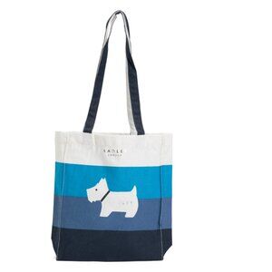 RADLEY LONDON natural Heritage Dog Striped Small Tote